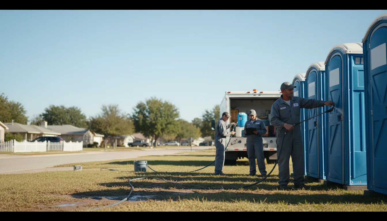 Long-Term Portable Toilet Rental in Hollywood, SC near me